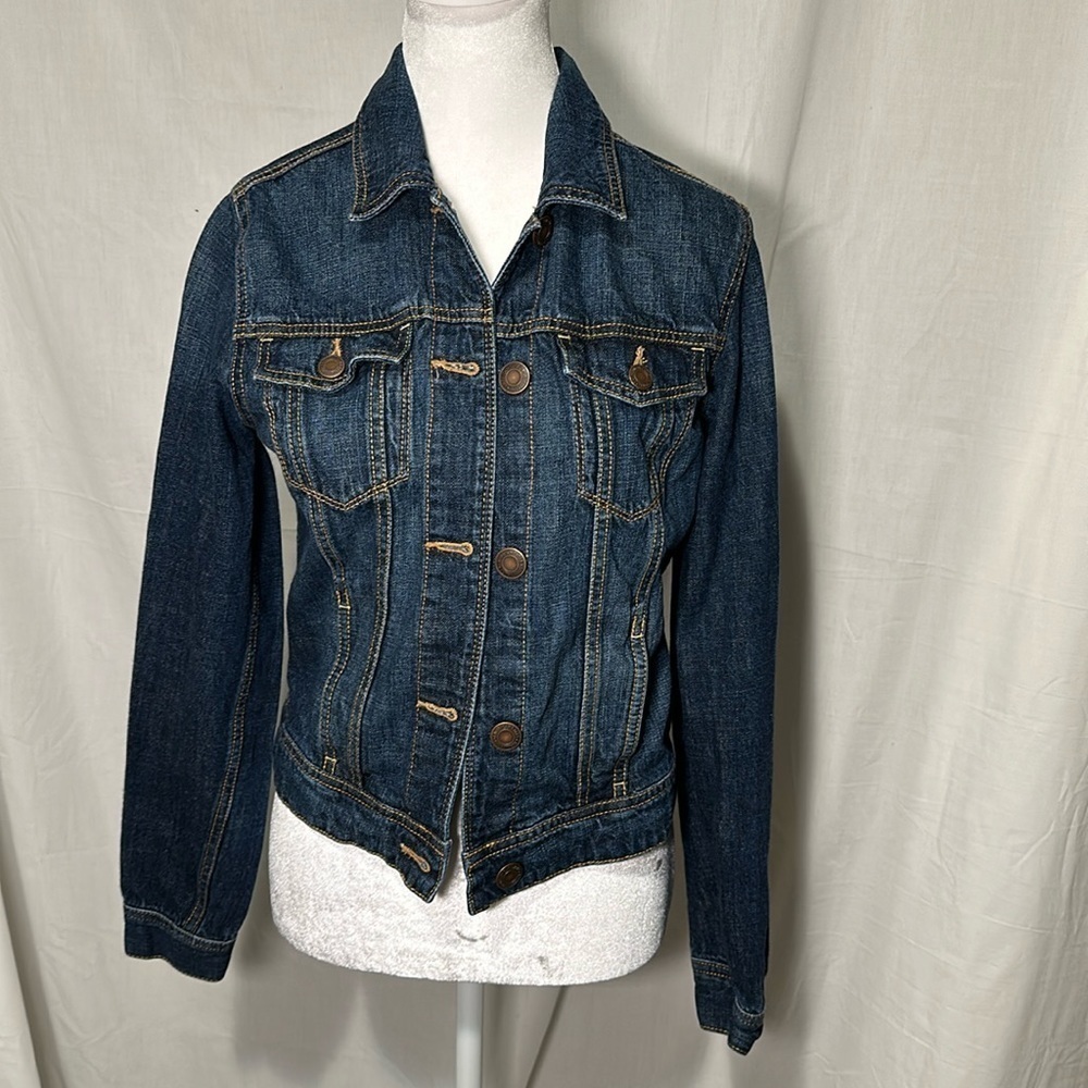 Classic American Eagle Button Down Denim Jacket S… - image 1
